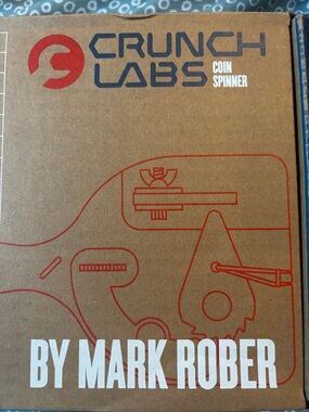 Crunch Labs Coin Spinner by Mark Rober — Brown/Red